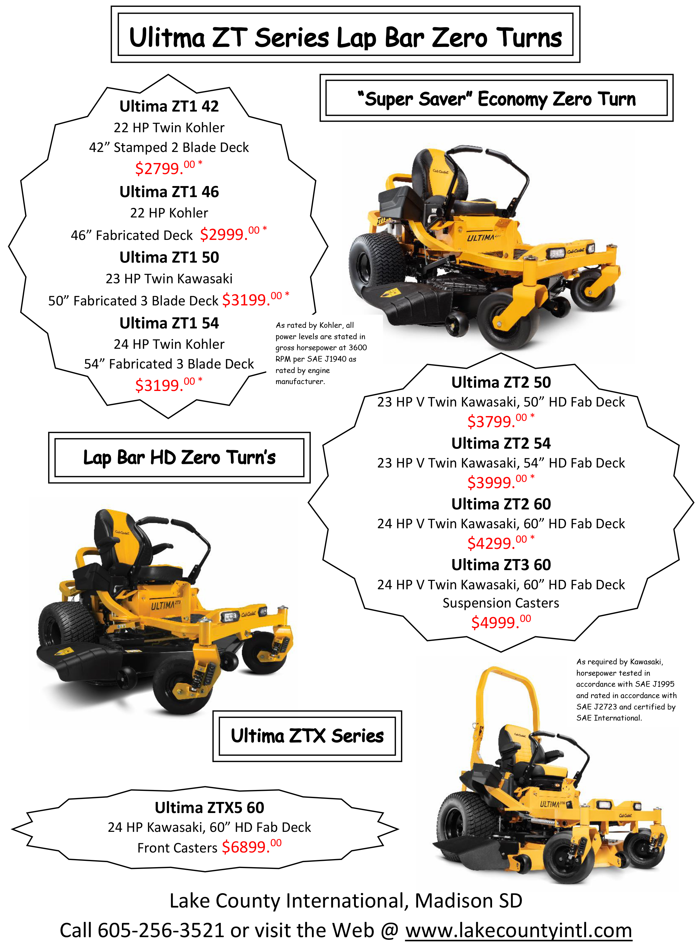 Lawn & Garden Lake County International Madison, South Dakota